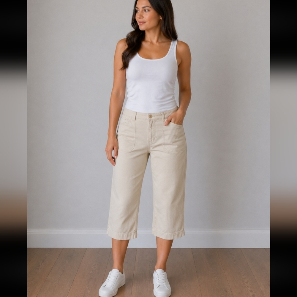 CHEROKEE Capri Y2K Pants 0 100% Cotton